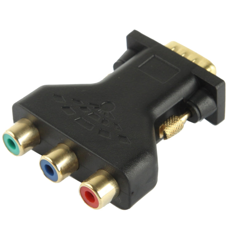 VGA 15 Pin Male to 3 RCA Component Female Adapter My Store