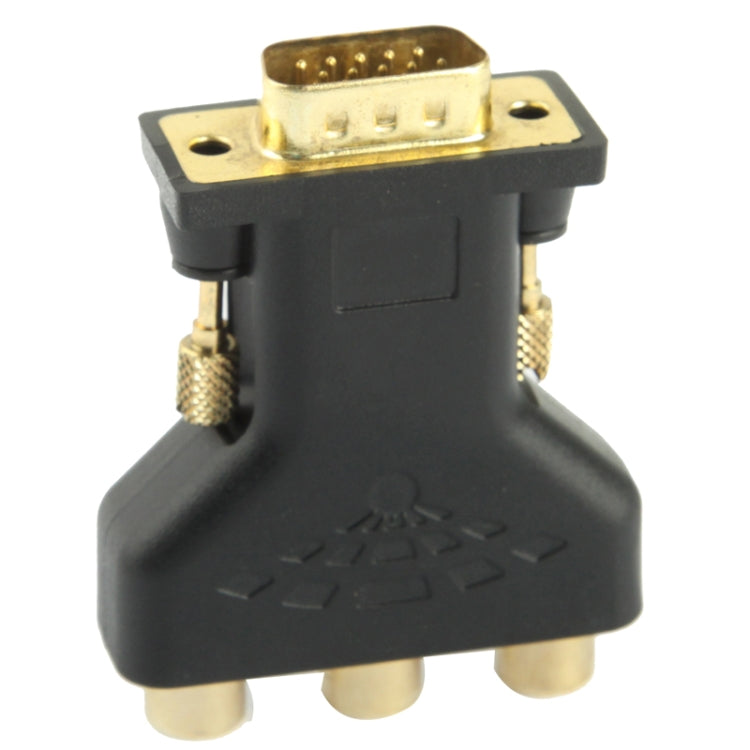 VGA 15 Pin Male to 3 RCA Component Female Adapter My Store