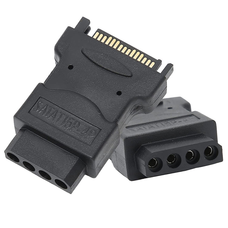 SATA 15 Pin Male to 4 Pin Female Adapter My Store