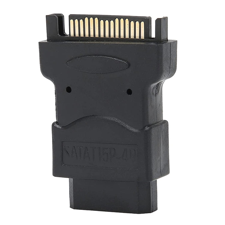 SATA 15 Pin Male to 4 Pin Female Adapter My Store