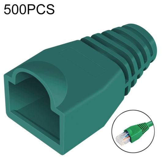 Network Cable Boots Cap Cover for RJ45, Green (500 pcs in one packaging , the price is for 500 pcs) My Store