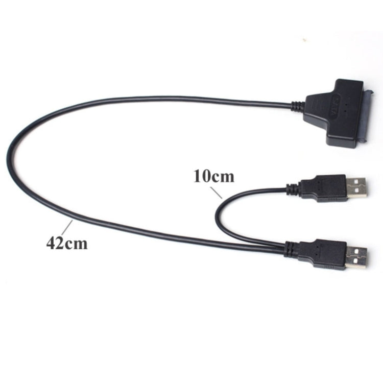 Double USB 2.0 to SATA Hard Drive Adapter Cable for 2.5 inch SATA HDD / SSD My Store