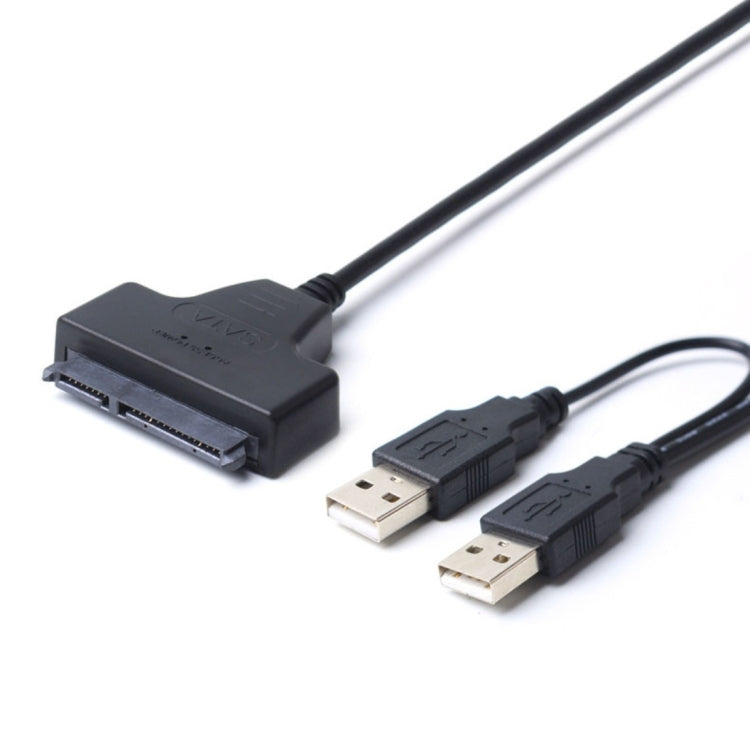 Double USB 2.0 to SATA Hard Drive Adapter Cable for 2.5 inch SATA HDD / SSD My Store