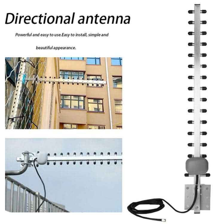 High Gain 28dBi SMA Plug 4G 696-960MHz / 1710-2690MHz Yagi Antenna Reluova