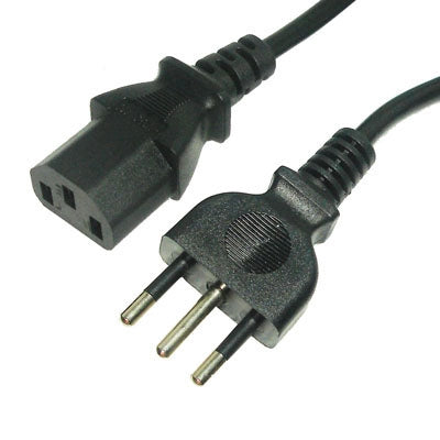 3 Prong AC Desktop PC Italy Standards Power Cord, Cable Length: 1.5m My Store