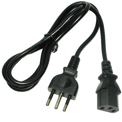 3 Prong AC Desktop PC Italy Standards Power Cord, Cable Length: 1.5m My Store