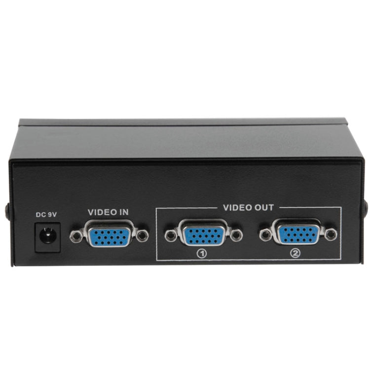 FJ-2502A 2 Port VGA Video Splitter High Resolution 1920 x 1440 Support 250MHz Video Bandwidth My Store