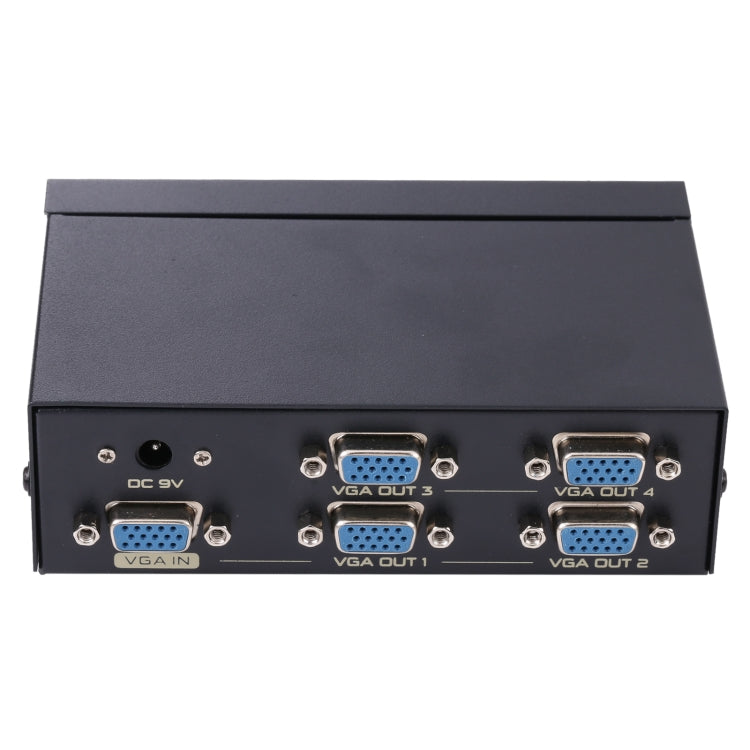 FJ-2504A 4 Port VGA Video Splitter High Resolution 1920 x 1440 Support 250MHz Video Bandwidth My Store