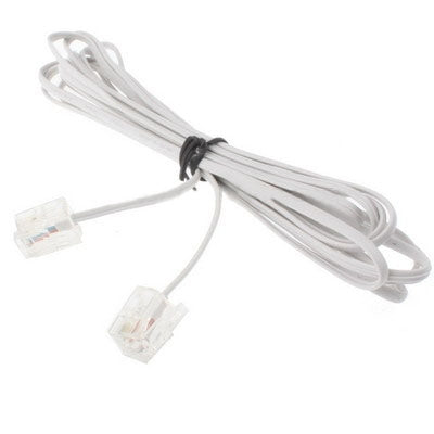 4 Core RJ11 to RJ11 Telephone cable, Length: 5m My Store