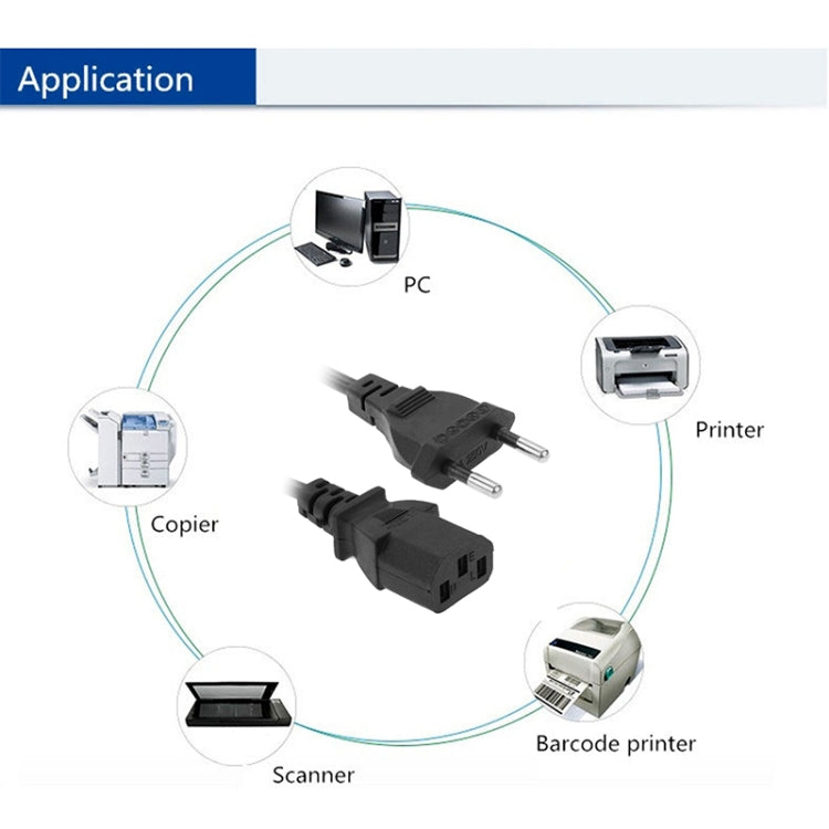 EU Power Cord, Cable Length: 1.2m My Store