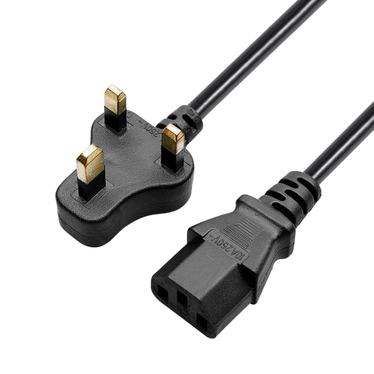 Small UK Power Cord, Cable Length: 1.5m