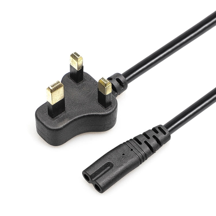 2 Prong Style Small UK Notebook Power Cord, Length: 1.2M-Reluova