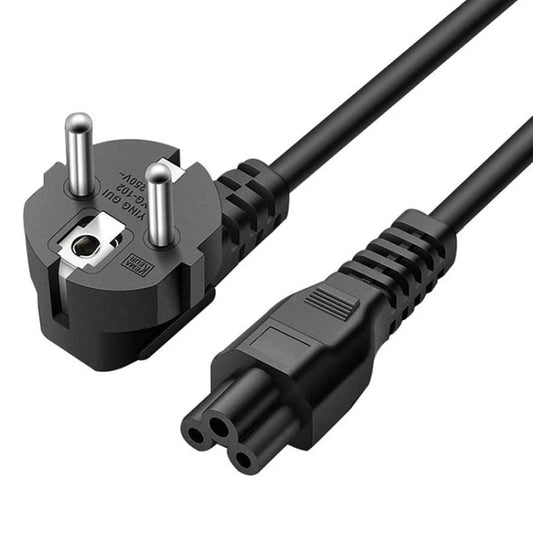 High Quality 3 Prong Style EU Notebook AC Power Cord, Length: 1.8m My Store