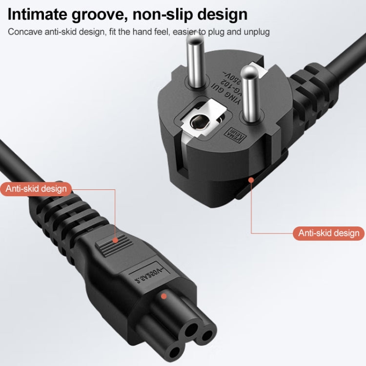 High Quality 3 Prong Style EU Notebook AC Power Cord, Length: 1.8m My Store