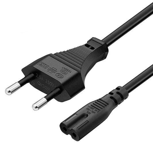 High Quality 2 Prong Style EU Notebook AC Power Cord, Length: 1.5m My Store