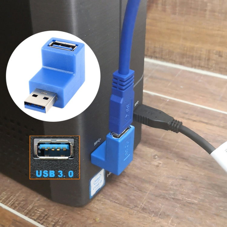 USB 3.0 AM to USB 3.0 AF Cable Adapter (Blue) My Store