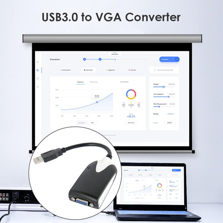 USB 3.0 to VGA Display Adapter, Resolution: 1920 x 1080 My Store