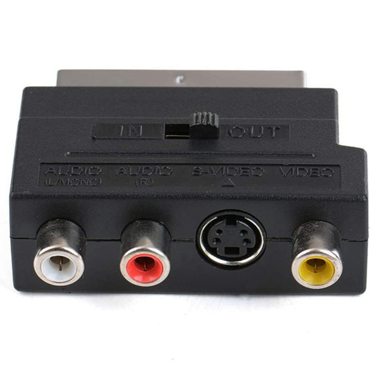 Scart Male to Female with Composite AV + S-Video Sockets My Store