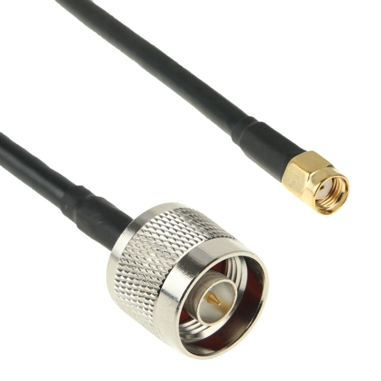 N Male to RP-SMA Converter Cable, Length: 100cm(Black) My Store