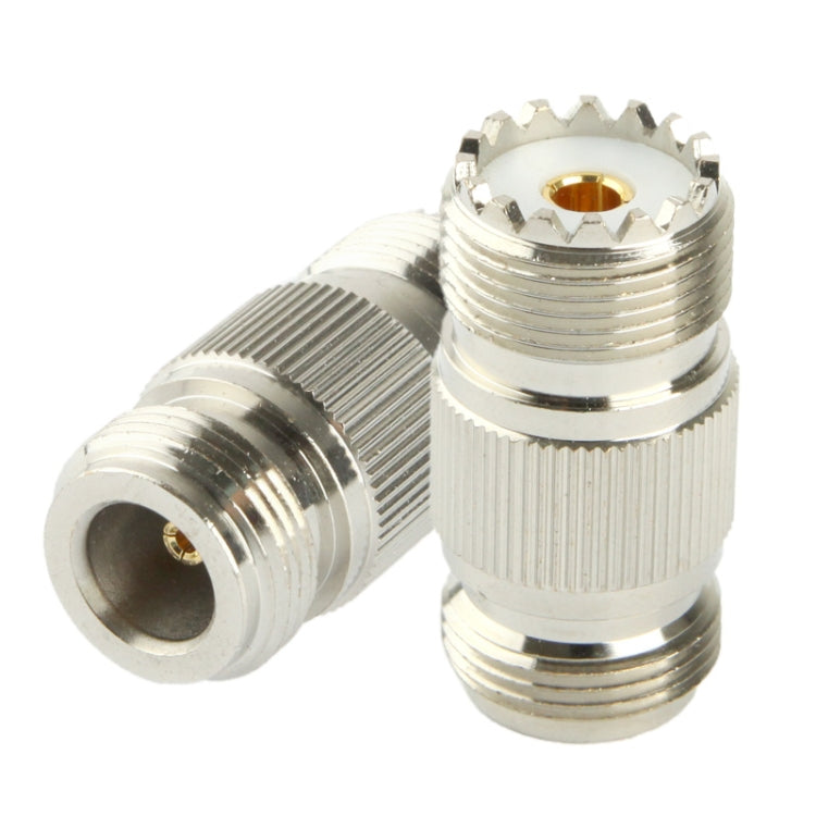 Coaxial RF N Female to UHF Female Adapter