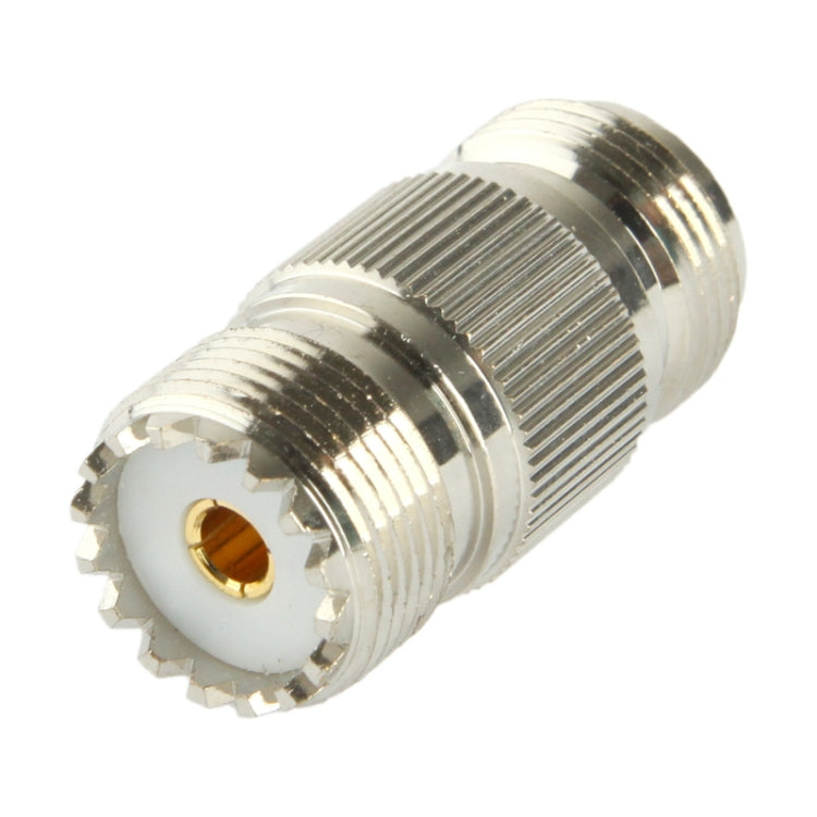 Coaxial RF N Female to UHF Female Adapter