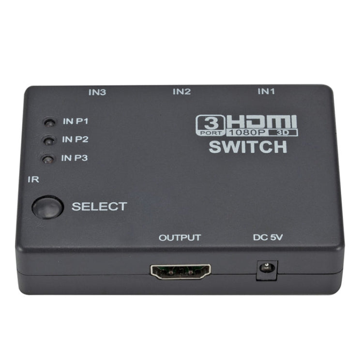 Full HD 1080P 3D HDMI 3x1 Switch with IR Remote Control My Store