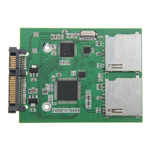 Dual SD Card To 22 Pin SATA Adapter Converter Card My Store