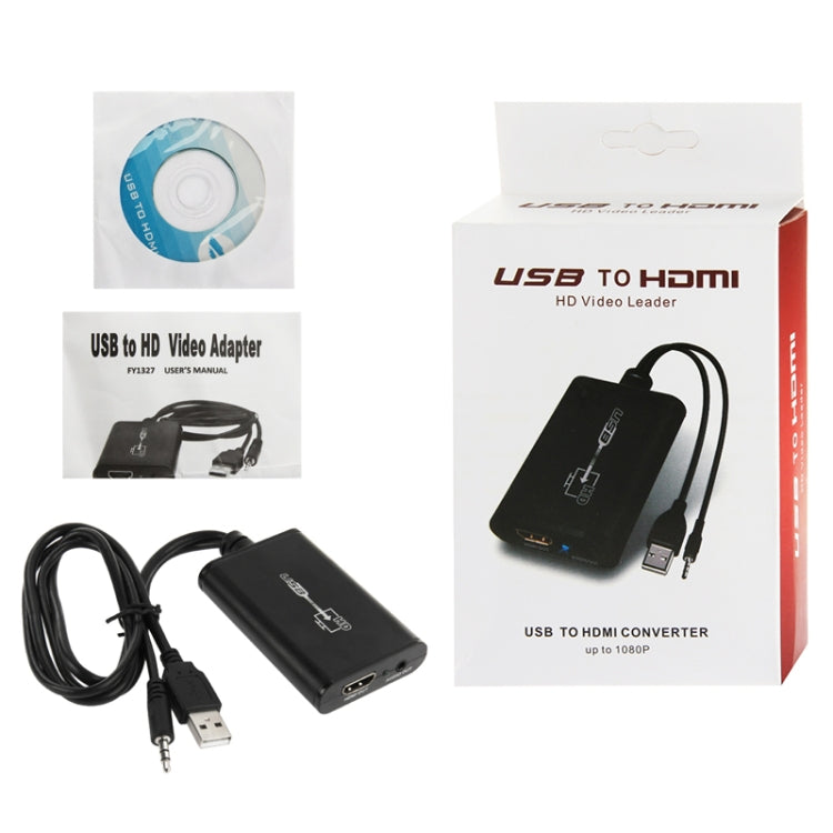 USB 2.0 to HDMI HD Video Leader Converter for HDTV, Support Full HD 1080P My Store