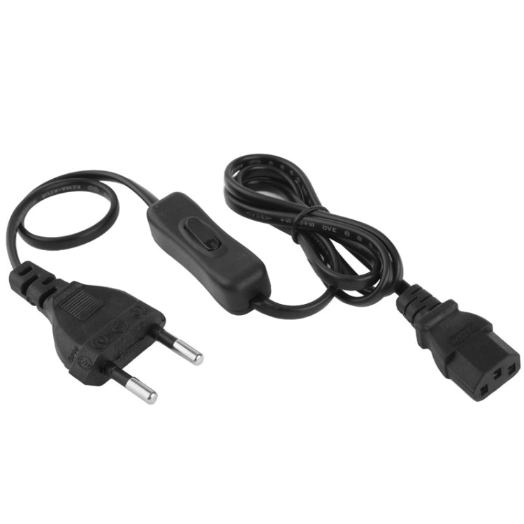 3 Prong Style AC Power Cord with 304 Switch, Length: 1.2m