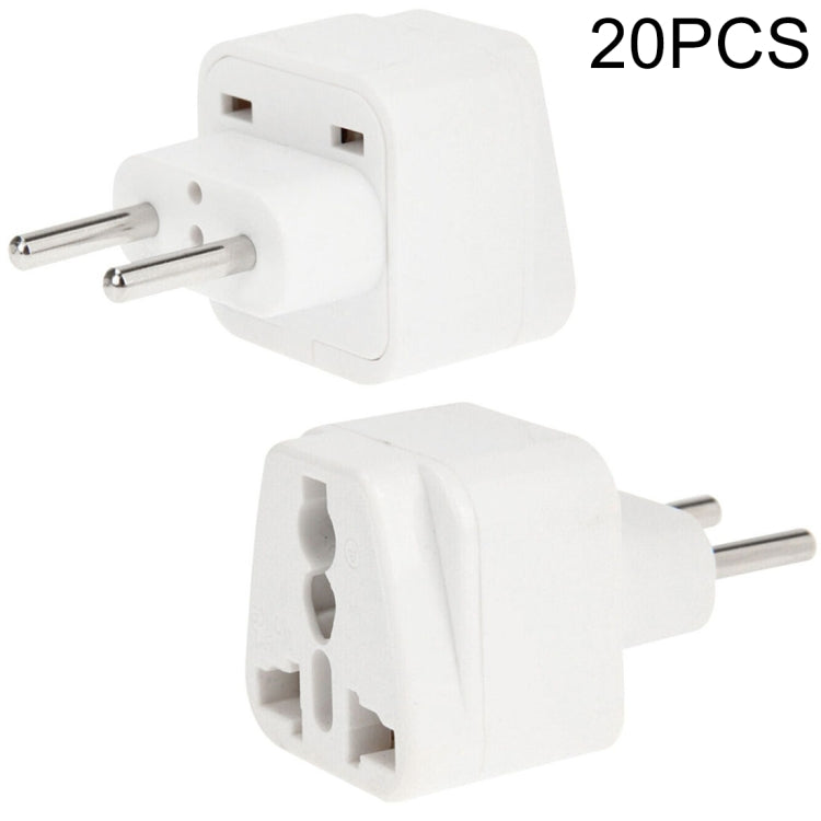 20PCS EU Plug Adapter Power Socket Travel Converter My Store