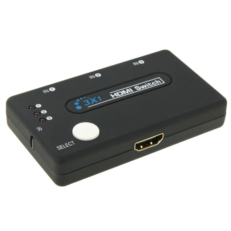 Mini 3x1 HD 1080P HDMI V1.3 Selector with Remote Control for HDTV / STB/ DVD / Projector / DVR My Store