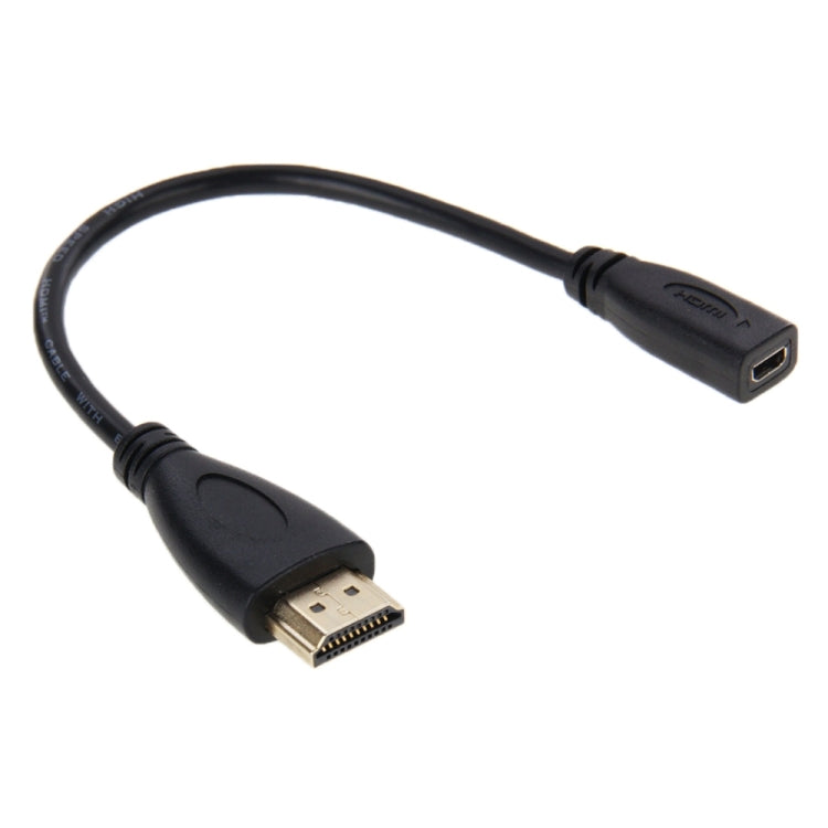 20cm HDMI Male to Micro HDMI Female Adapter Cable-Reluova