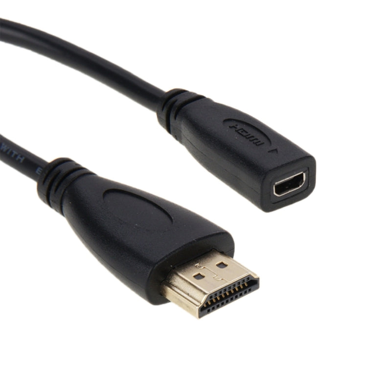 20cm HDMI Male to Micro HDMI Female Adapter Cable-Reluova