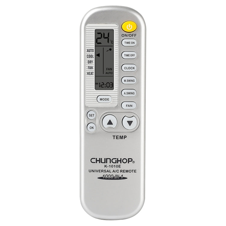 Chunghop Universal A/C Remote Control (K-1010E) My Store