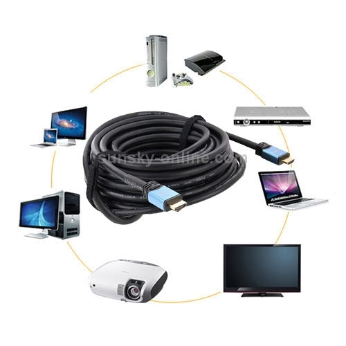 20m OD8.0 2.0 Version 4K HDMI Cable & Connector & Adapter with Signal Booster-Reluova