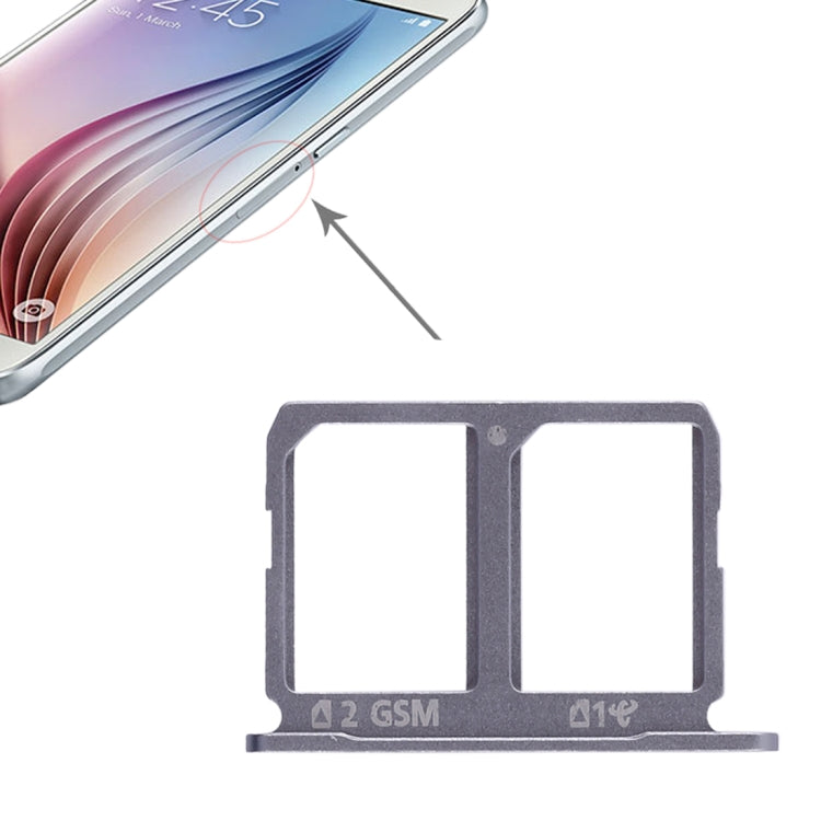 For Galaxy S6 2 SIM Card Tray