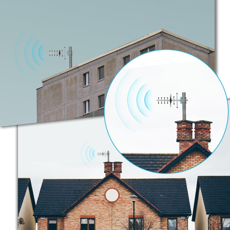 824-960MHZ GSM Yagi Antenna 12 dBi N Male Connector, Cable Length: 15m