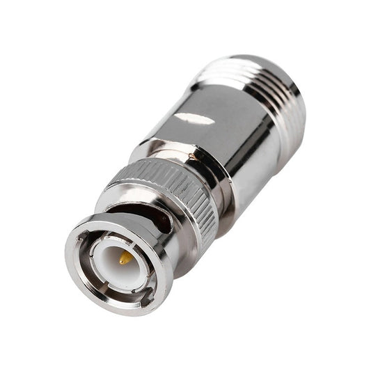 Nickel Plated UG-255/U BNC Plug To UHF Jack Connector Reluova