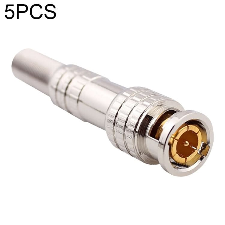 5 PCS Copper-free Solder Male to Female BNC Connector Reluova