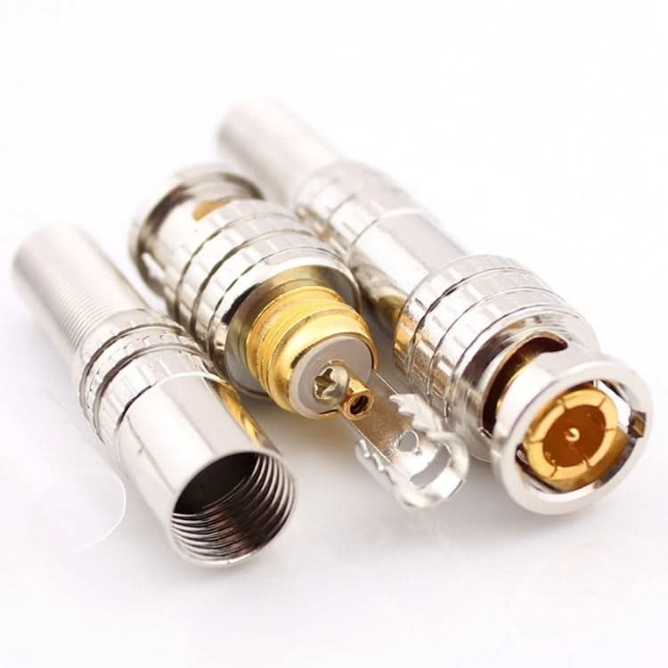 5 PCS Copper-free Solder Male to Female BNC Connector Reluova