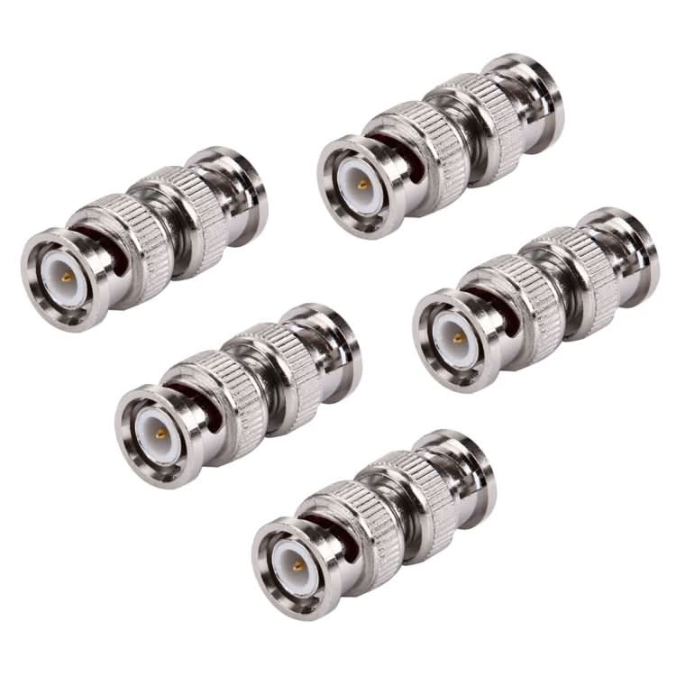 5 PCS BNC Male to Male Coaxial Coupler Adapter Connector Reluova