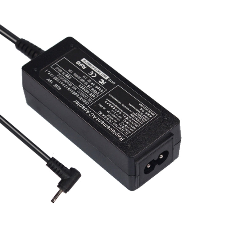 19V 2.1A 40W 2.5x0.7mm Power Supply Adapter Charger for Asus N17908 / V85 / R33030 / EXA0901 / XH Laptop