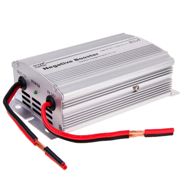 SUVPR RF-30A DC 24V to 12V Car Negative Booster Power Inverter Adapter