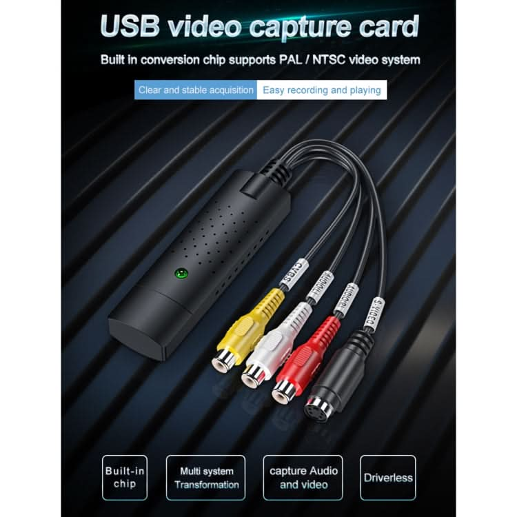 DVD Maker USB 2.0 Video Capture & Edit (Easy CAP), Support MPEG-1/MPEG-2 Compression Format, Chip: MA2106, DC60 My Store