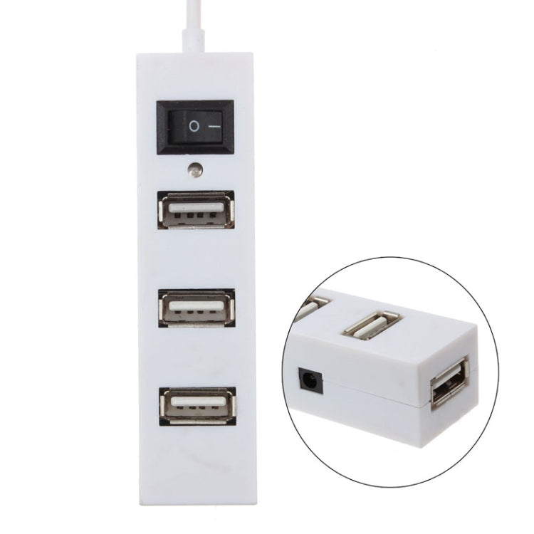 4 Ports USB HUB 2.0 USB Splitter Adapter with Switch My Store