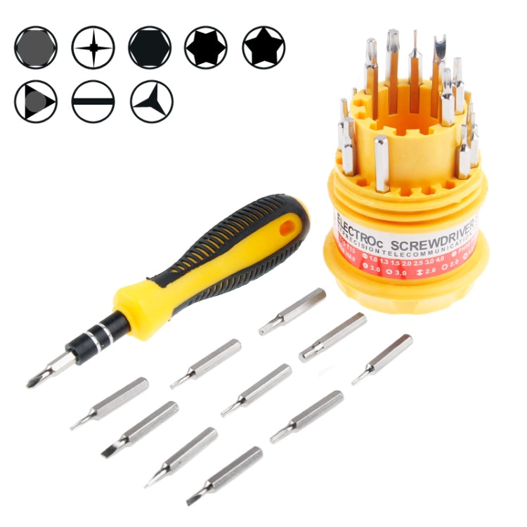 31 in 1 Micro Pocket Precision Screwdriver Watch Repair Tool Set Kit, Random Color Delivery-Reluova