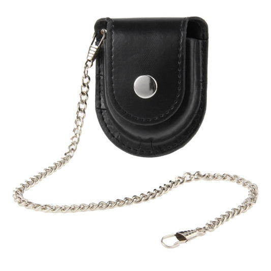 Retro Pocket Watch Holster / Leather Pouch / Belt Bag with Chain Reluova