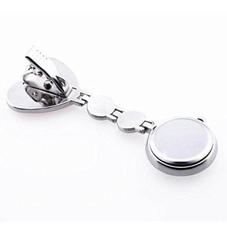 Smile Style Portable Alloy Nurse Round Quartz Wristwatch Watch with Pin Reluova