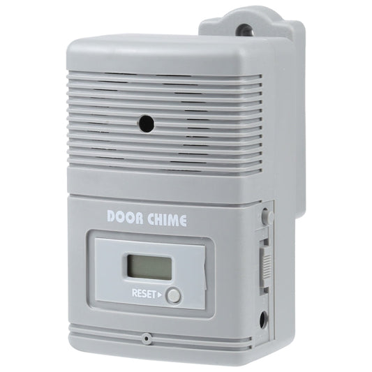 JX-371E Light Sensitive and Motion Activated Visitor Door Chime with 0.7 inch LCD Counter