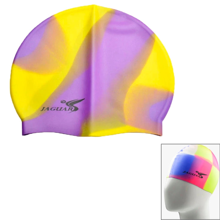 Swimming Cap, Excellent Waterproof Swimming Hat, Elastic Silicone Hot Spring Cap Reluova